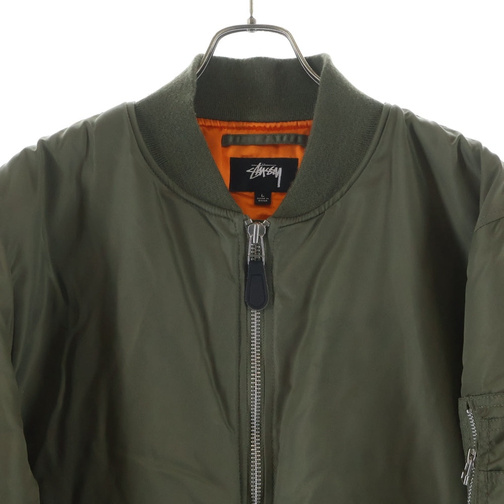 STUSSY(ステューシー) ×CDG MA-1 Jacket 40周年記念 コムデギャルソン コラボ ジャケット カーキ