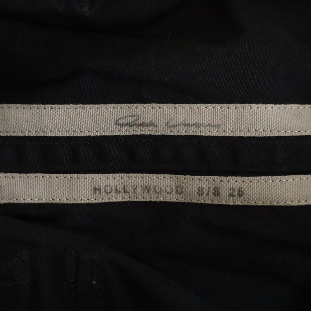 Rick Owens(リックオウエンス) 25SS WIDE BELA PANTS ワイド パンツ ブラック RU01E5366