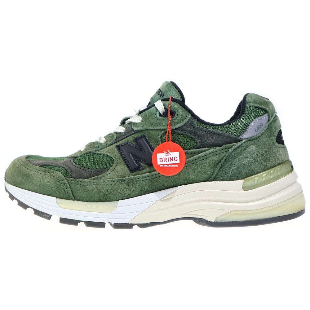 New Balance(ニューバランス) ×JJJJound 992 ジョウンド スウェード ローカット スニーカー グリーン US9.5/27.5cm M992JJ