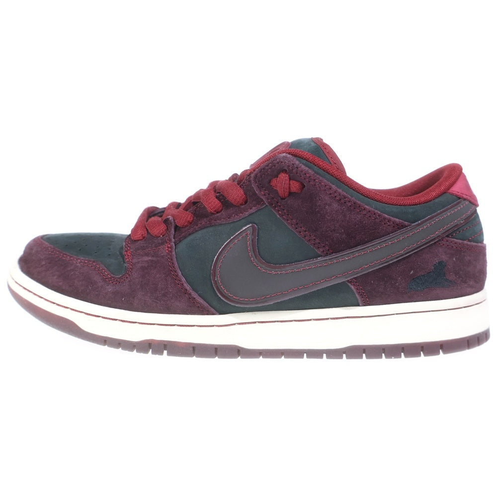 NIKE(ナイキ) DUNK LOW PRO QS RIOT SKATESHOP ライオットスケートショップ スニーカー ローカット シューズ スエード ブラック×レッド FZ1289-200