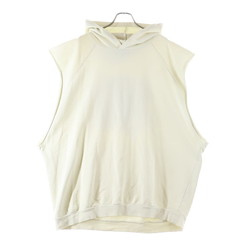 RAF SIMONS(ラフシモンズ) 04SS Archive 宗教機 ノースリーブプルオーバーパーカー フーディ ホワイト