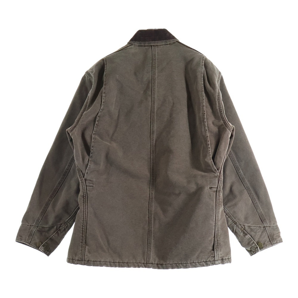 CARHARTT(カーハート) 90s MICHIGAN CHORE COAT ミシガン チョア コート カバーオール 裏ブランケット アウター ジャケット ブラウン C02CHT