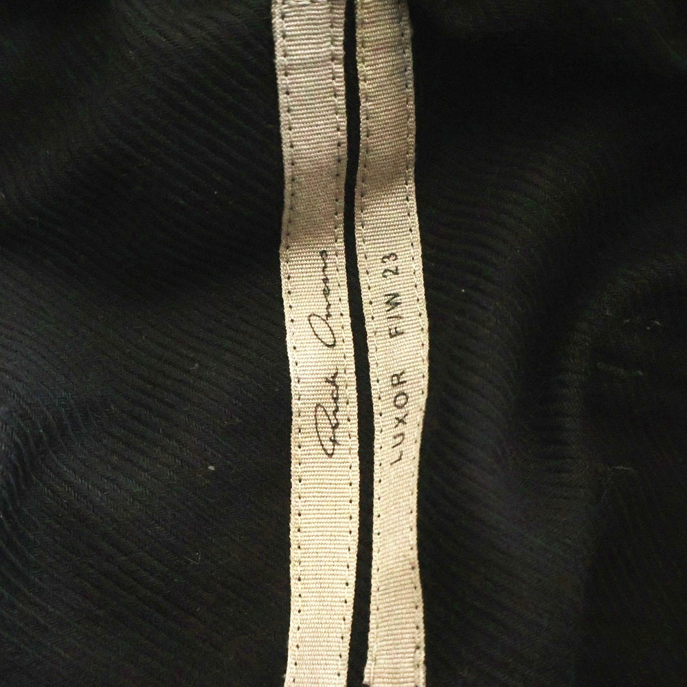 Rick Owens(リックオウエンス) 23AW LUXOR Cargo Cropped Patnts カーゴクロップドパンツ ブラック RU02C7385-TB