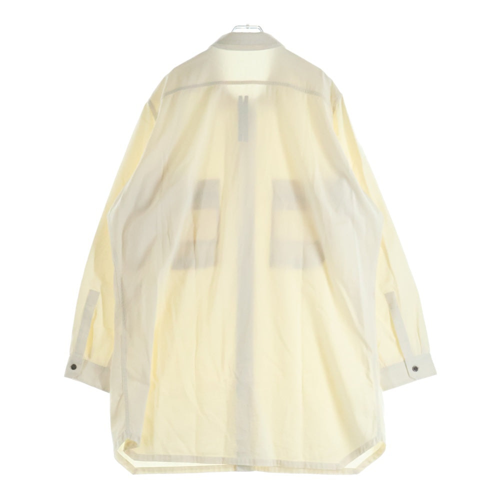 Rick Owens(リックオウエンス) 22SS FOGACHINE FIELD SHIRT フィールドシャツ シャツジャケット ホワイト RU01B1295-DL