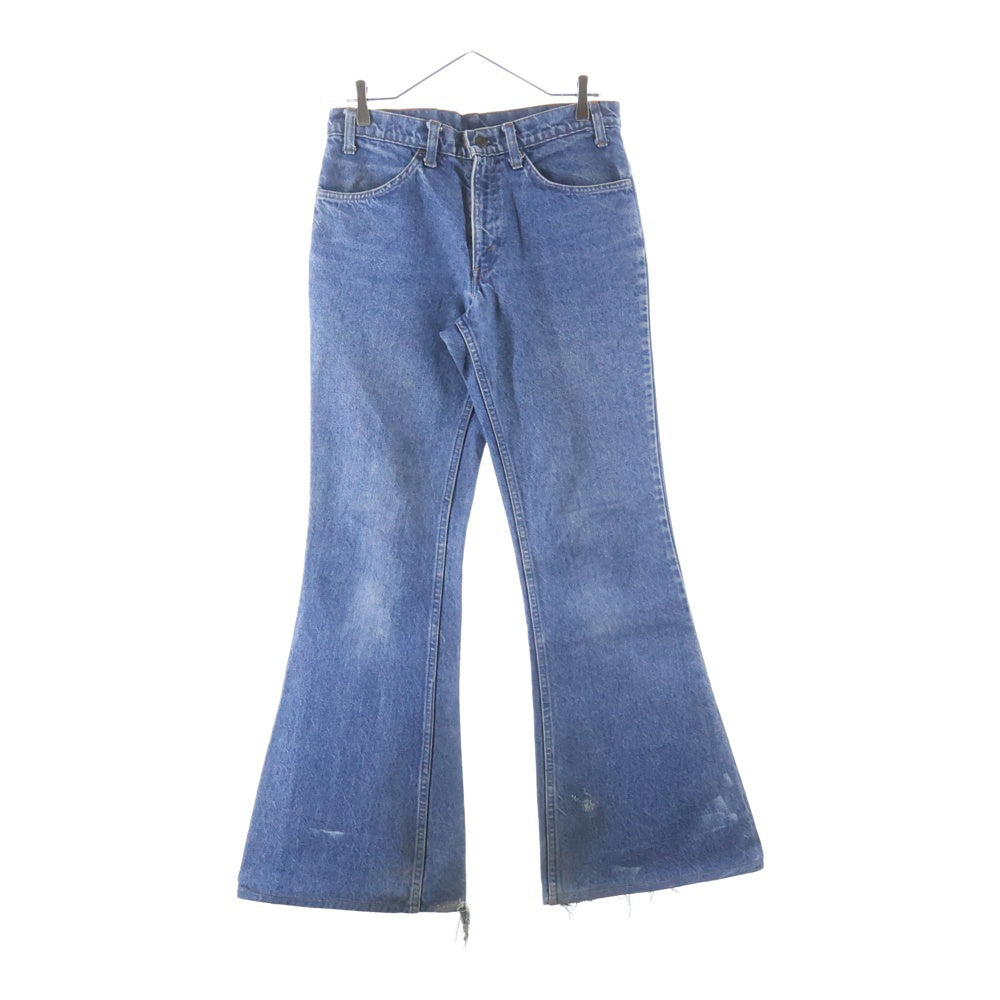 Levi's(リーバイス) 70s VINTAGE 684 ヴィンテージ オレンジタブ ビッグe ボタン裏刻印4 ビッグベルジーンズ フレアデニムパンツ インディゴ