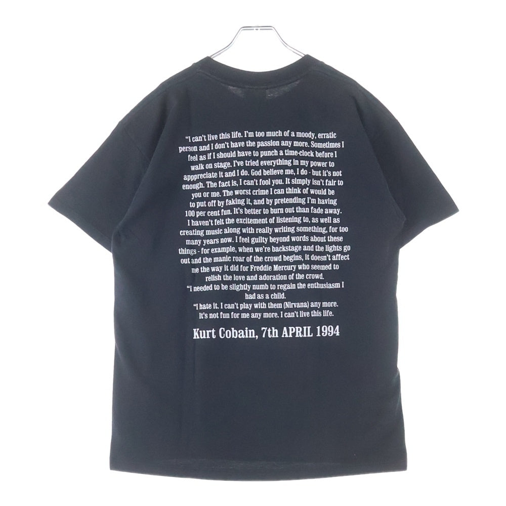 VINTAGE(ヴィンテージ) 00s KURT COBAIN TEE カートコバーン バンド 半袖Tシャツ カットソー ブラック
