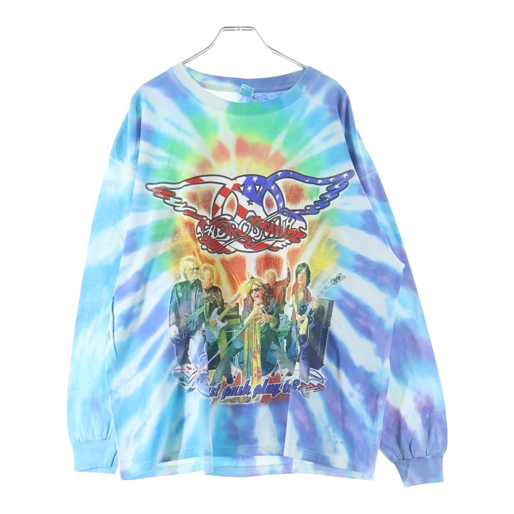 VINTAGE(ヴィンテージ) 00s AEROSMITH SORAYAMA BOOTLEG エアロスミス 空山 ブートレグ 長袖Tシャツ ロングスリーブ カットソー タイダイ