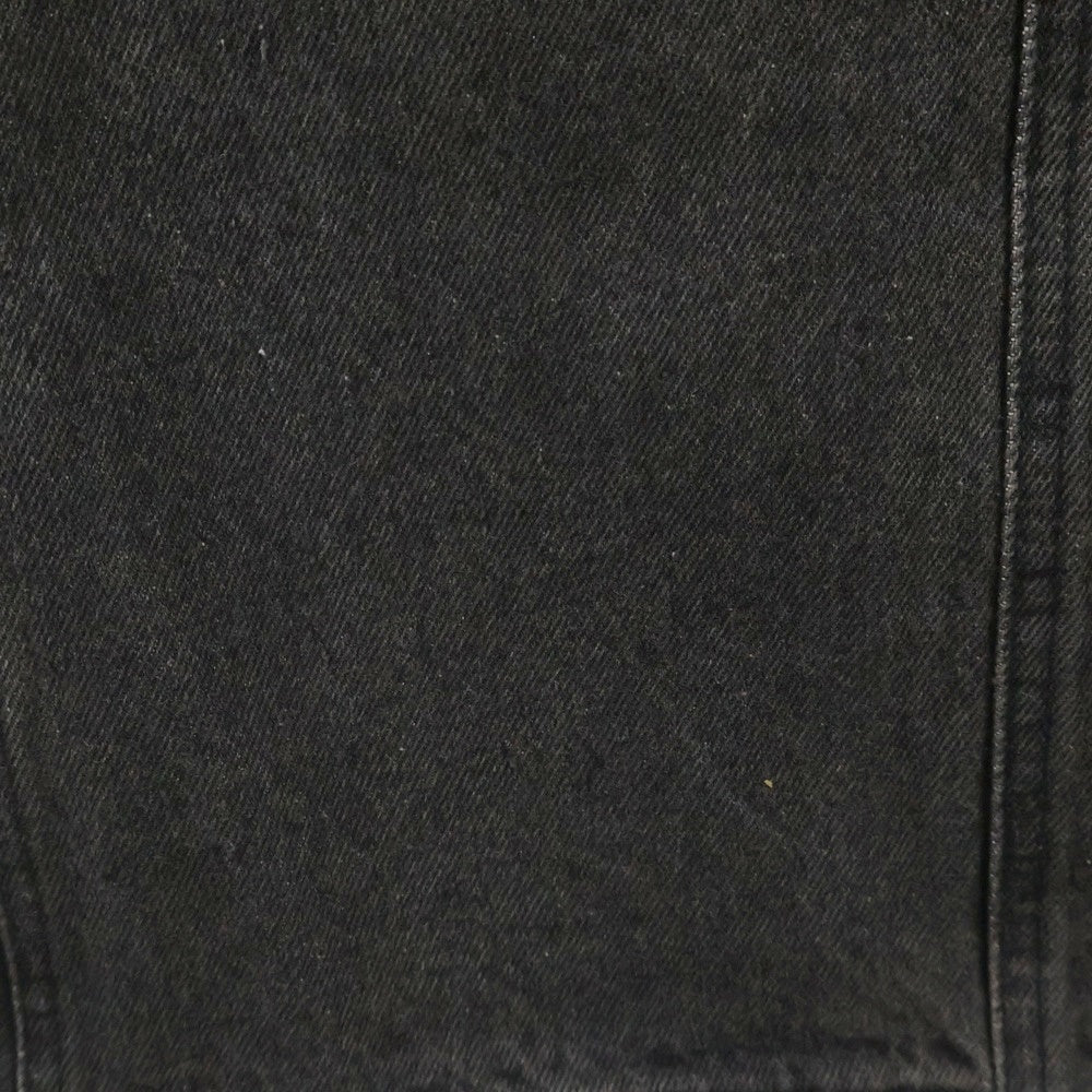 NO/FAITH STUDIOS(ノーフェイスストゥディオス) SUN FADED DUNE BAG Y DNIM フェード加工 バギー デニム ブラック
