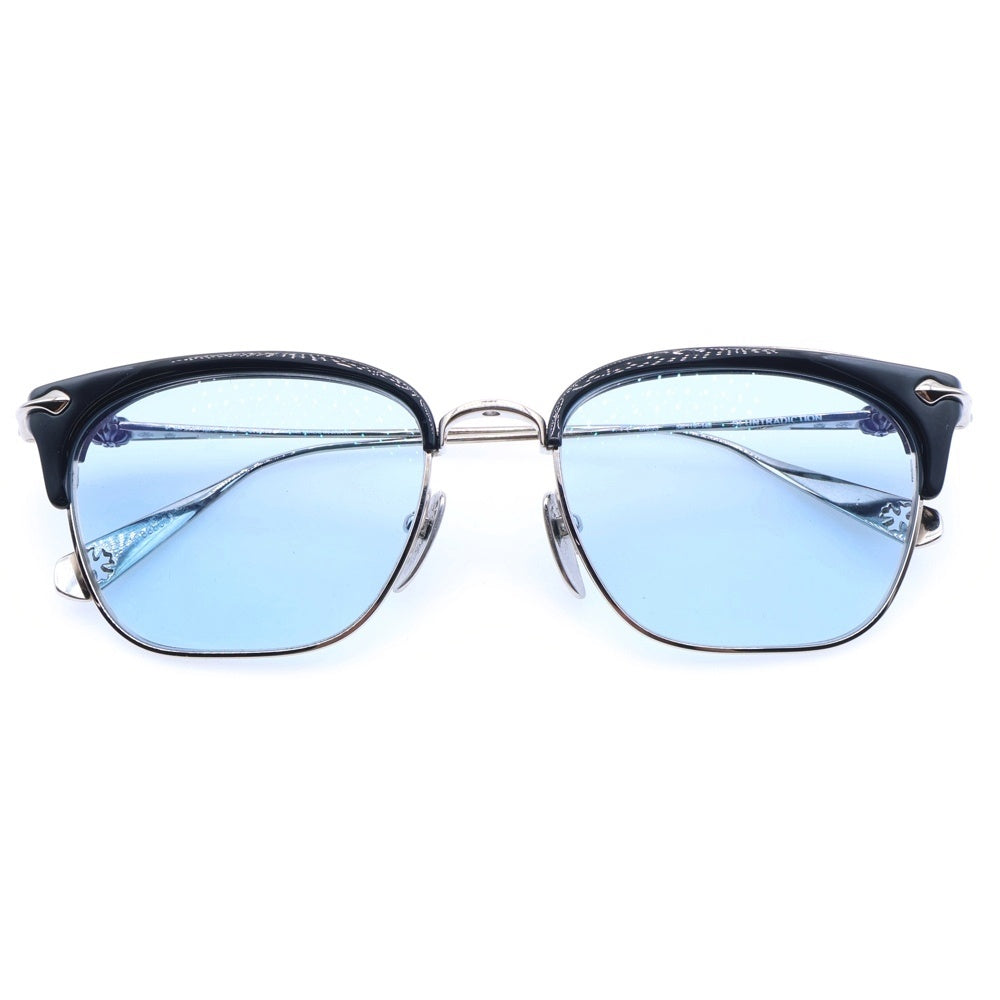 CHROME HEARTS(クロムハーツ) SLUNTRADICTION クロスボール アイウェア サングラス 眼鏡 ブラック/ブルー