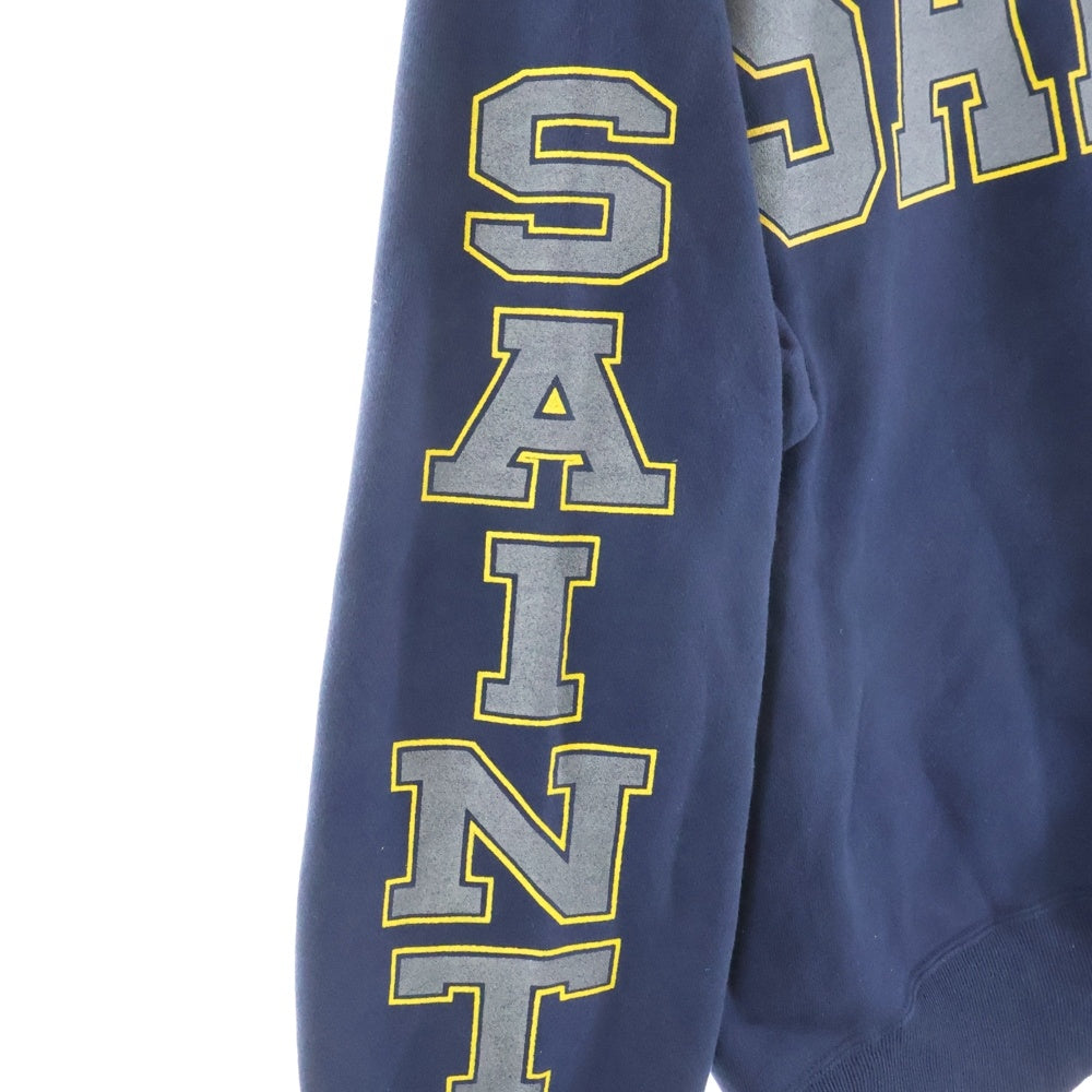SAINT MICHAEL(セントマイケル) 25AW SAINT HOODIE プルオーバーフーディ パーカー ネイビー SM-HR1-0000-055