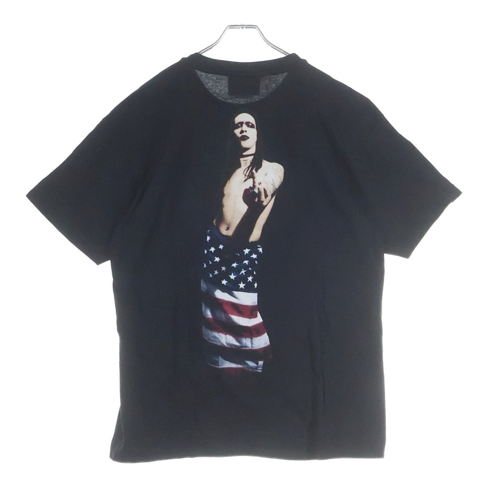 VINTAGE(ヴィンテージ) 90s MARILYN MANSON HELLO MY NAME IS MARILYN MANSON TEE マリリンマンソン ハロー 両面プリント 半袖Tシャツ カットソー ブラック