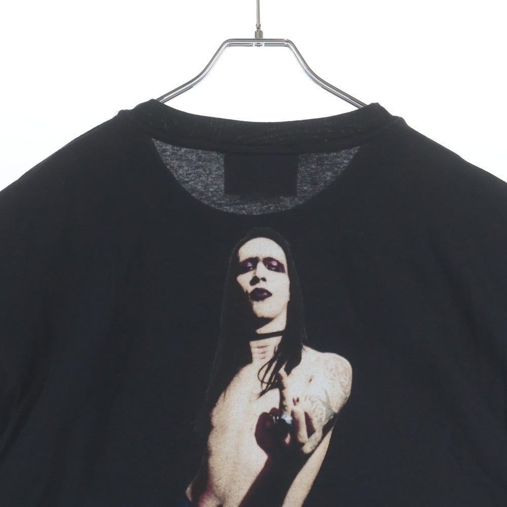 VINTAGE(ヴィンテージ) 90s MARILYN MANSON HELLO MY NAME IS MARILYN MANSON TEE マリリンマンソン ハロー 両面プリント 半袖Tシャツ カットソー ブラック