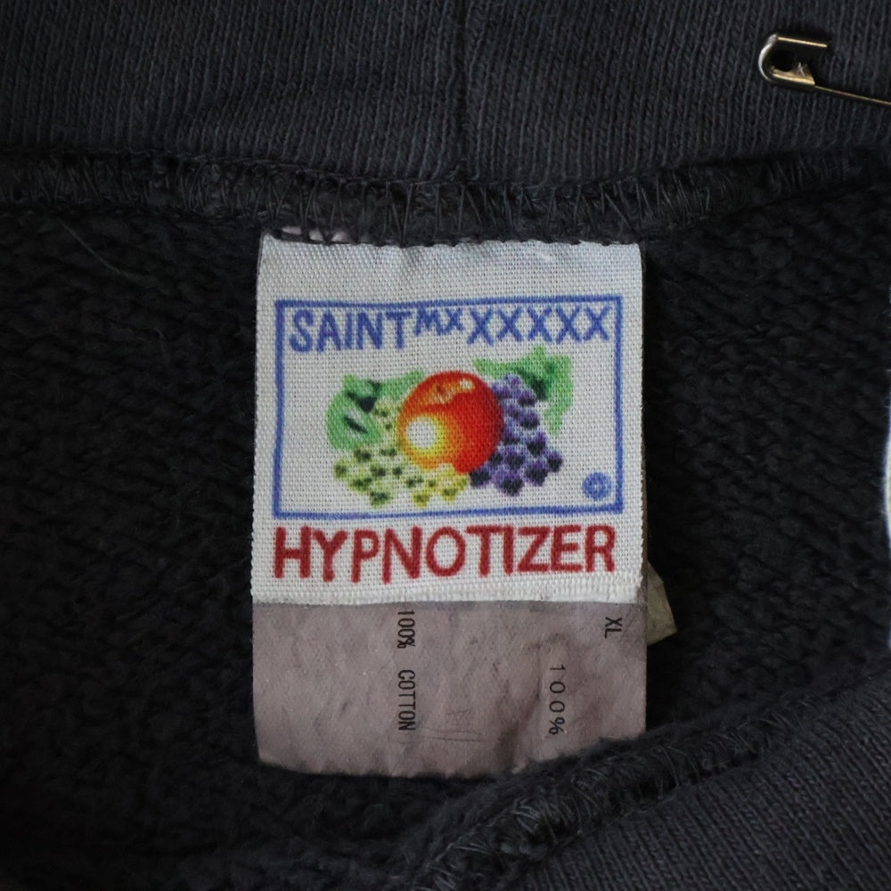 SAINT MICHAEL(セントマイケル) 23AW COMPLICATED KK_HOODIE ヴィンテージ加工プルオーバーパーカー SM-A23-0000-C20 グレー