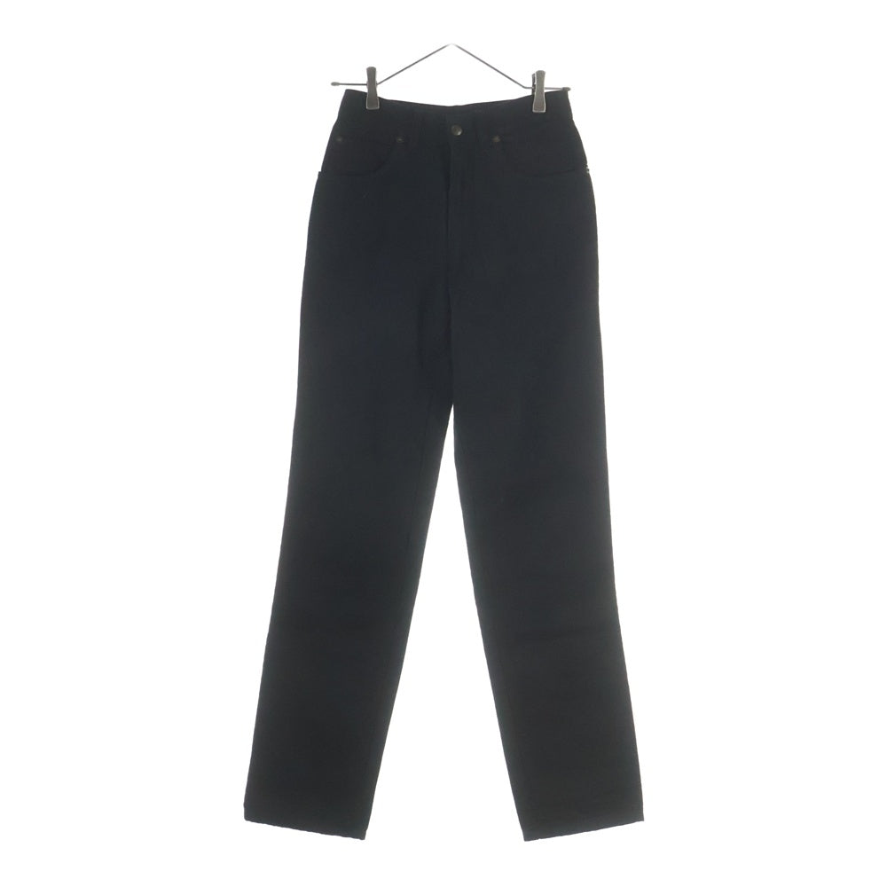 FENDI(フェンディ) 90-00s FENDI JEANS ロゴ コットンロングパンツ ズッカ柄 イタリア製 ブラック 01.550010 レディース