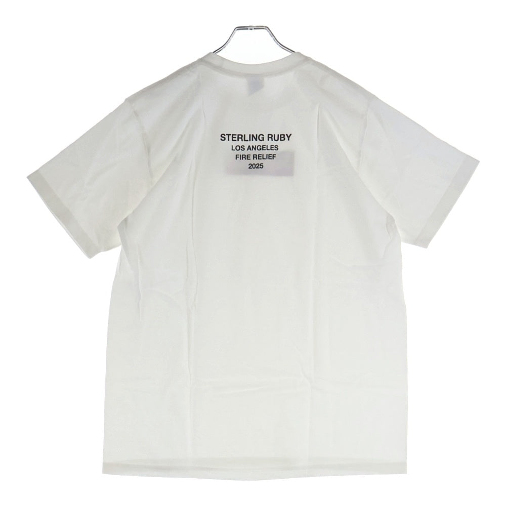 SUPREME(シュプリーム) 25SS Los Angeles Fire Relief Box Logo Tee ロサンゼルス ボックスロゴ 半袖Tシャツ ホワイト