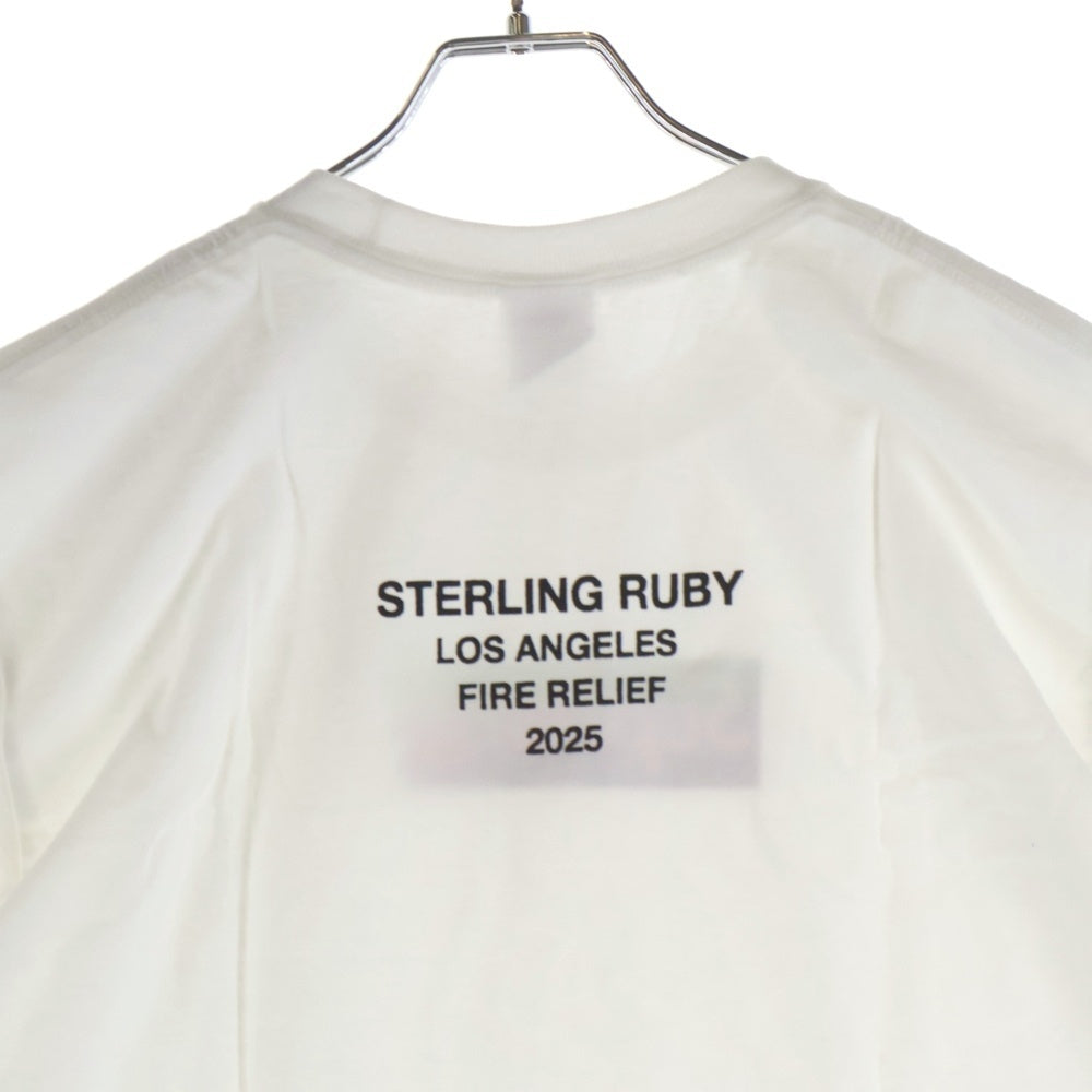 SUPREME(シュプリーム) 25SS Los Angeles Fire Relief Box Logo Tee ロサンゼルス ボックスロゴ 半袖Tシャツ ホワイト