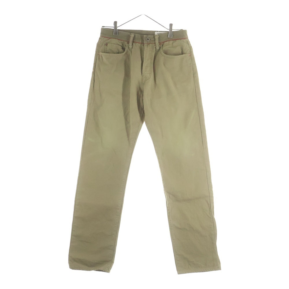 KAPITAL(キャピタル) 90-00s VINTAGE trousers chino ヴィンテージ トラウザーチノ パンツ ボタンフライ 岡山県御津工場産 キャメル