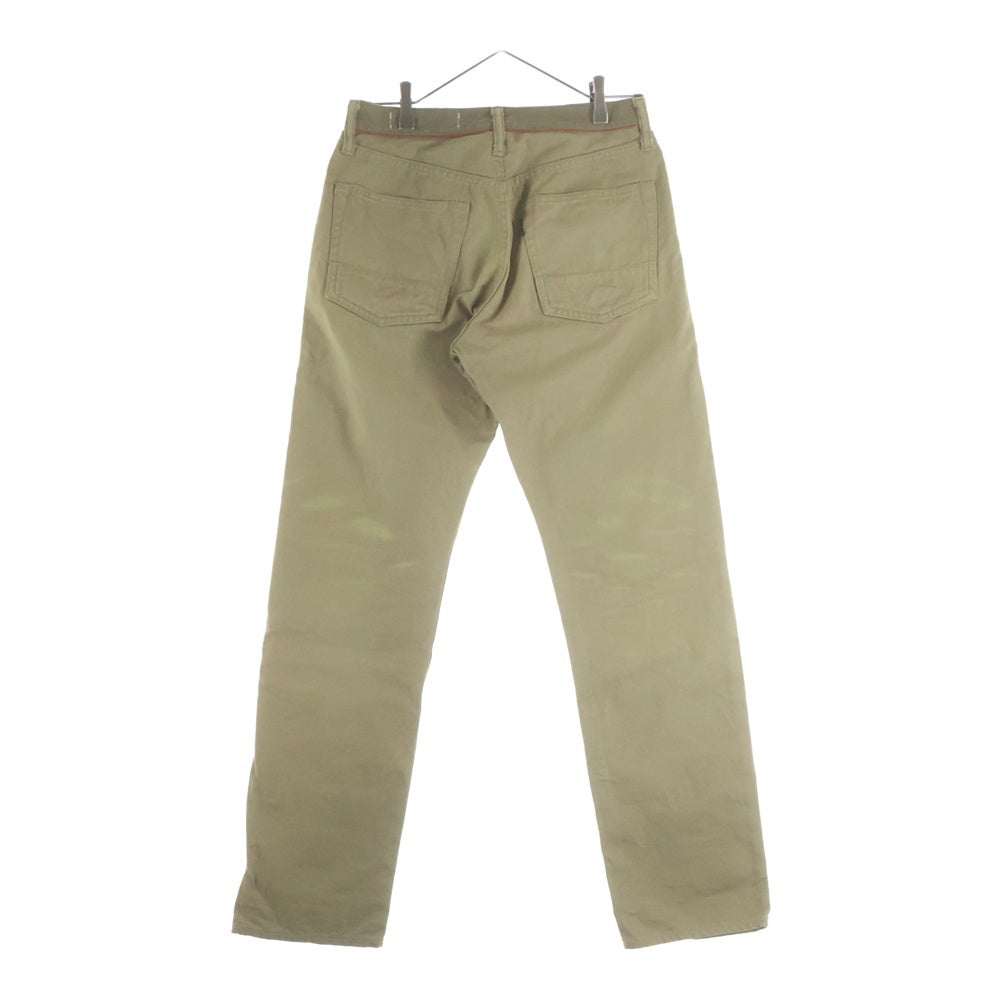KAPITAL(キャピタル) 90-00s VINTAGE trousers chino ヴィンテージ トラウザーチノ パンツ ボタンフライ 岡山県御津工場産 キャメル