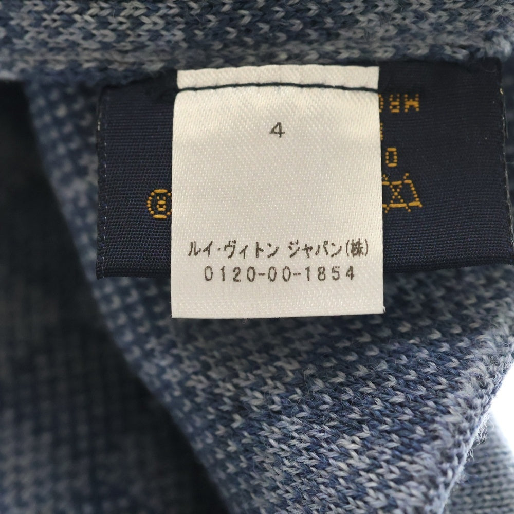 LOUIS VUITTON(ルイヴィトン) ボネ・プティ ニット帽 ビーニー ダミエ ウール ブルー