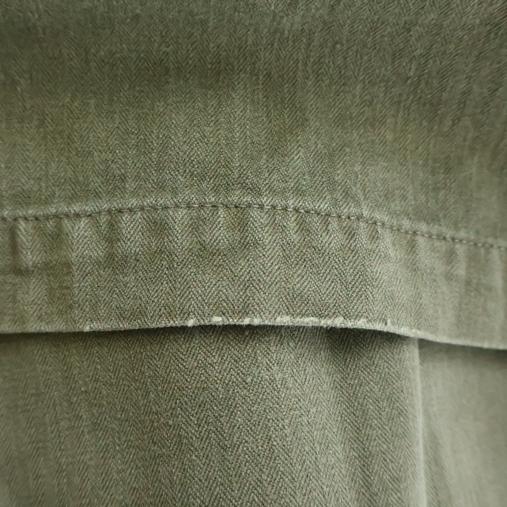 VINTAGE(ヴィンテージ) 60s FRENCH ARMY M47 MILITARY PANT HB フランス軍 M47 後期 ヘリンボーン ミリタリー カーゴパンツ カーキ