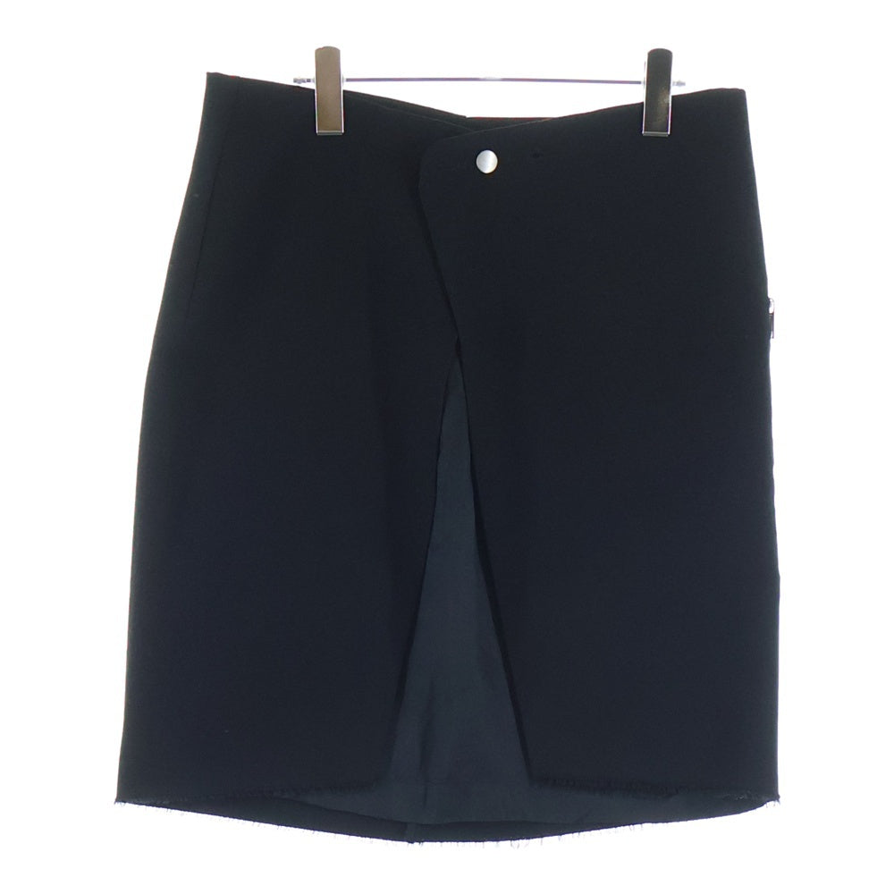 Rick Owens(リックオウエンス) 22AW ZIPポケット カーゴ 巻きスカート ブラック レディース