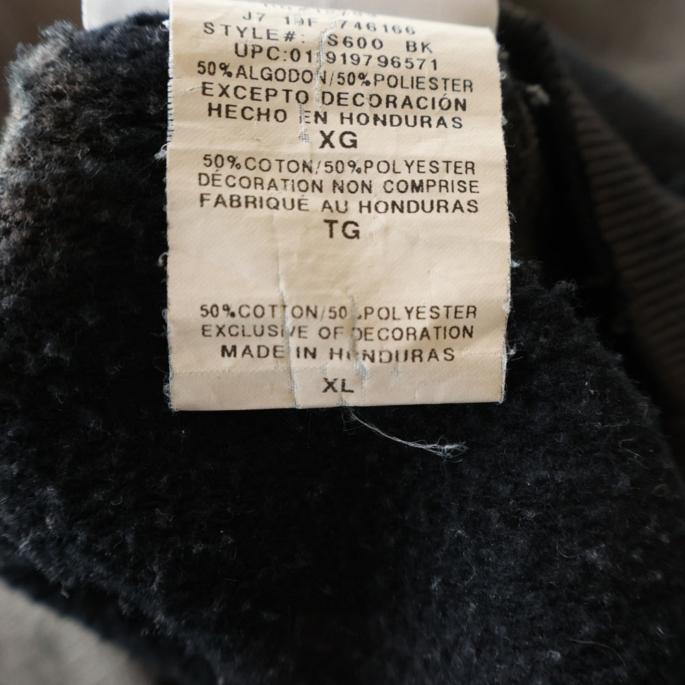 CHAMPION(チャンピオン) ダメージ加工 フェード スウェット ロングスリーブ 長袖 ブラック