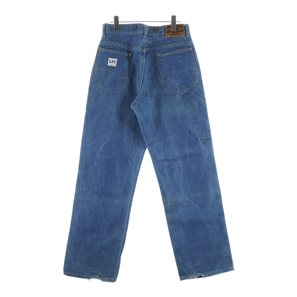 LEE(リー) 70s BOSS OF THE ROAD SCOVILL MADE IN USA 77 ヴィンテージ デニムロガーパンツ セミオートマチック デニムパンツ インディゴ 050-3641