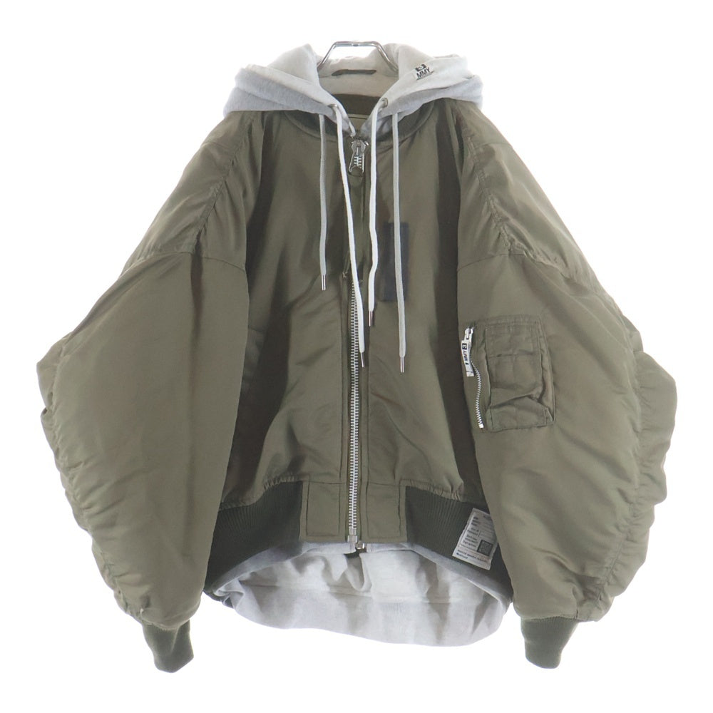 MAISON MIHARAYASUHIRO(メゾンミハラヤスヒロ) TRIPLE LAYERED BOMBER JACKET K15BL331 トリプルレイヤードボンバージャケット カーキ