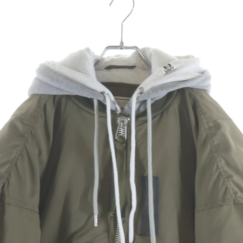 MAISON MIHARAYASUHIRO(メゾンミハラヤスヒロ) TRIPLE LAYERED BOMBER JACKET K15BL331 トリプルレイヤードボンバージャケット カーキ