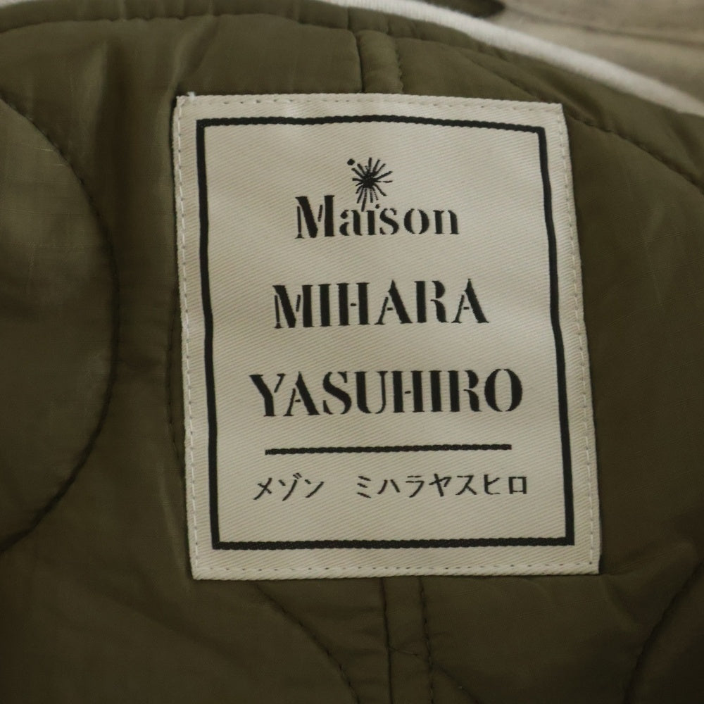 MAISON MIHARAYASUHIRO(メゾンミハラヤスヒロ) TRIPLE LAYERED BOMBER JACKET K15BL331 トリプルレイヤードボンバージャケット カーキ