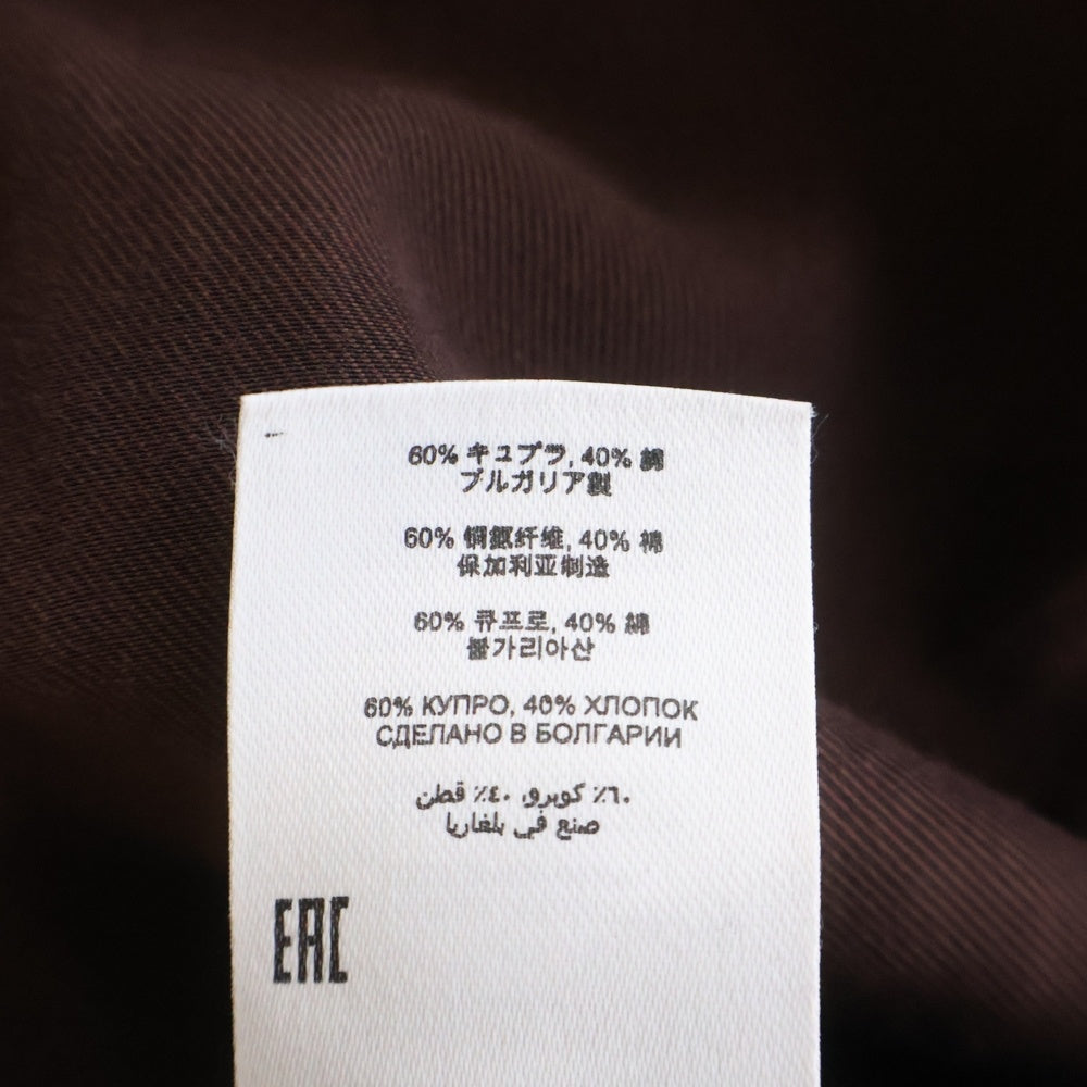 DRIES VAN NOTEN(ドリスヴァンノッテン) 22AW CASTLE 5286 M.W.SHIRT BOT シャツジャケット ボルドー