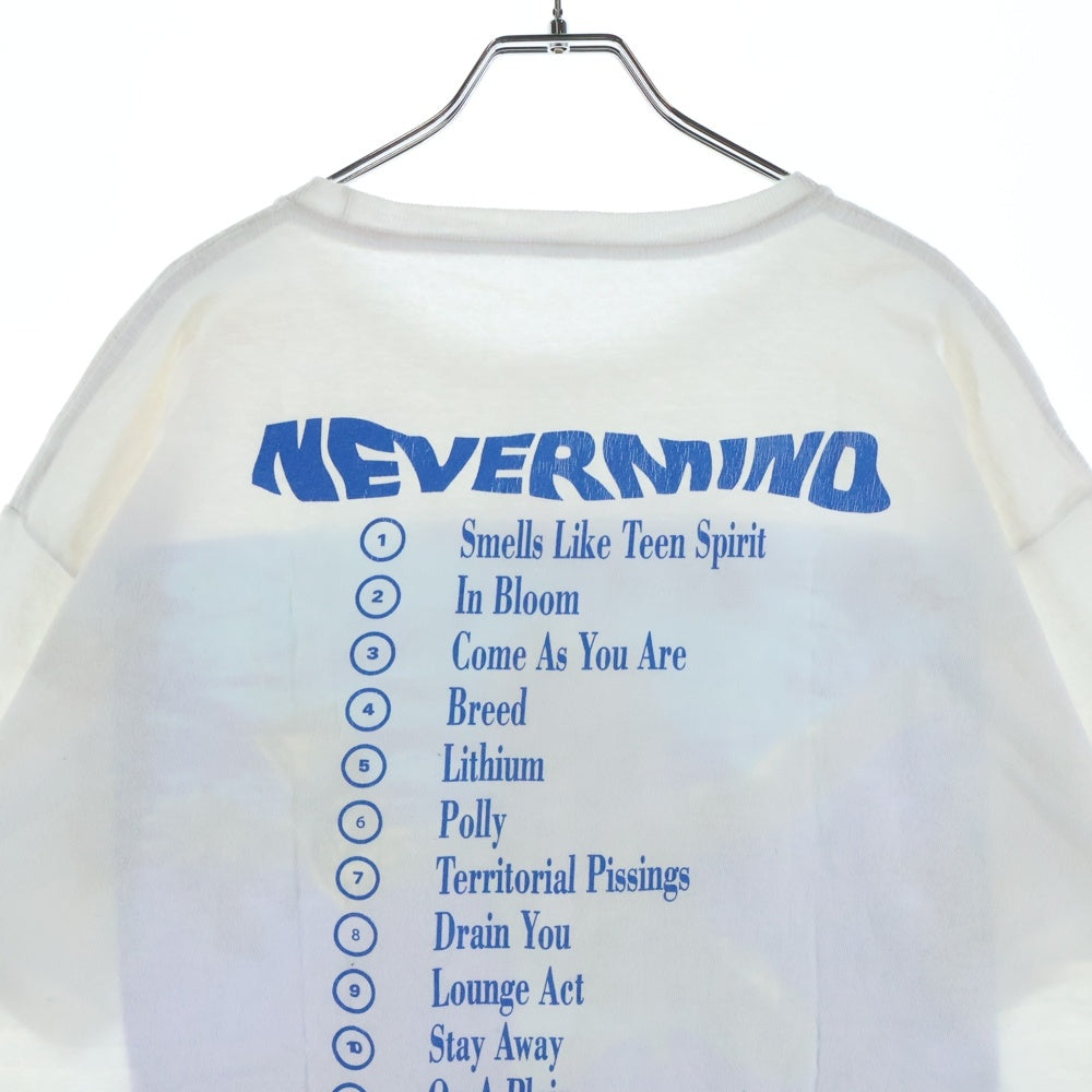 VINTAGE(ヴィンテージ) 00s NIRVANA NEVERMIND Y2K ニルヴァーナ ネヴァーマインド バンド 半袖Tシャツ カットソー ホワイト