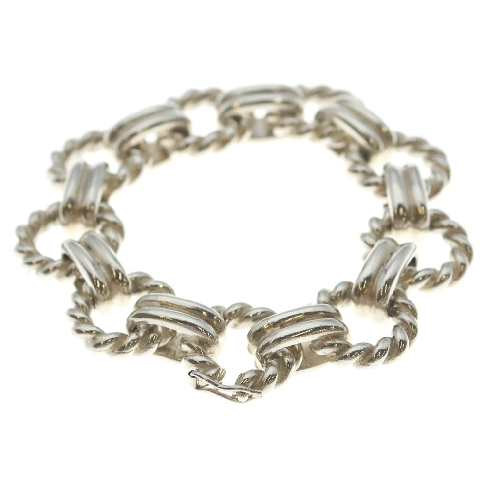TIFFANY & Co.(ティファニー) 90s VINTAGE ROPE CIRCLE bracelet MADE IN FRANCE silver925 ヴィンテージ サークルロープ ブレスレット フランス製 シルバー レディース