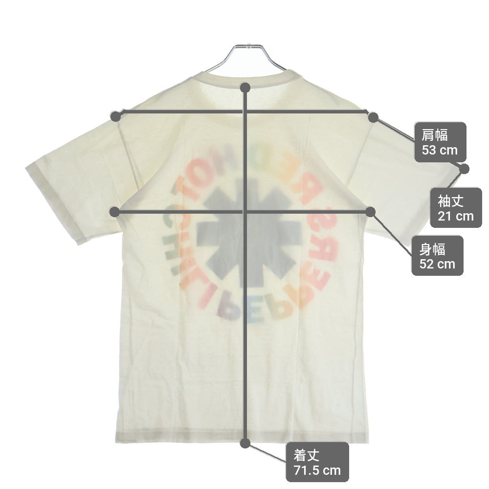VINTAGE(ヴィンテージ) 90s レッドホットチリペッパー 半袖Tシャツ カットソー ホワイト