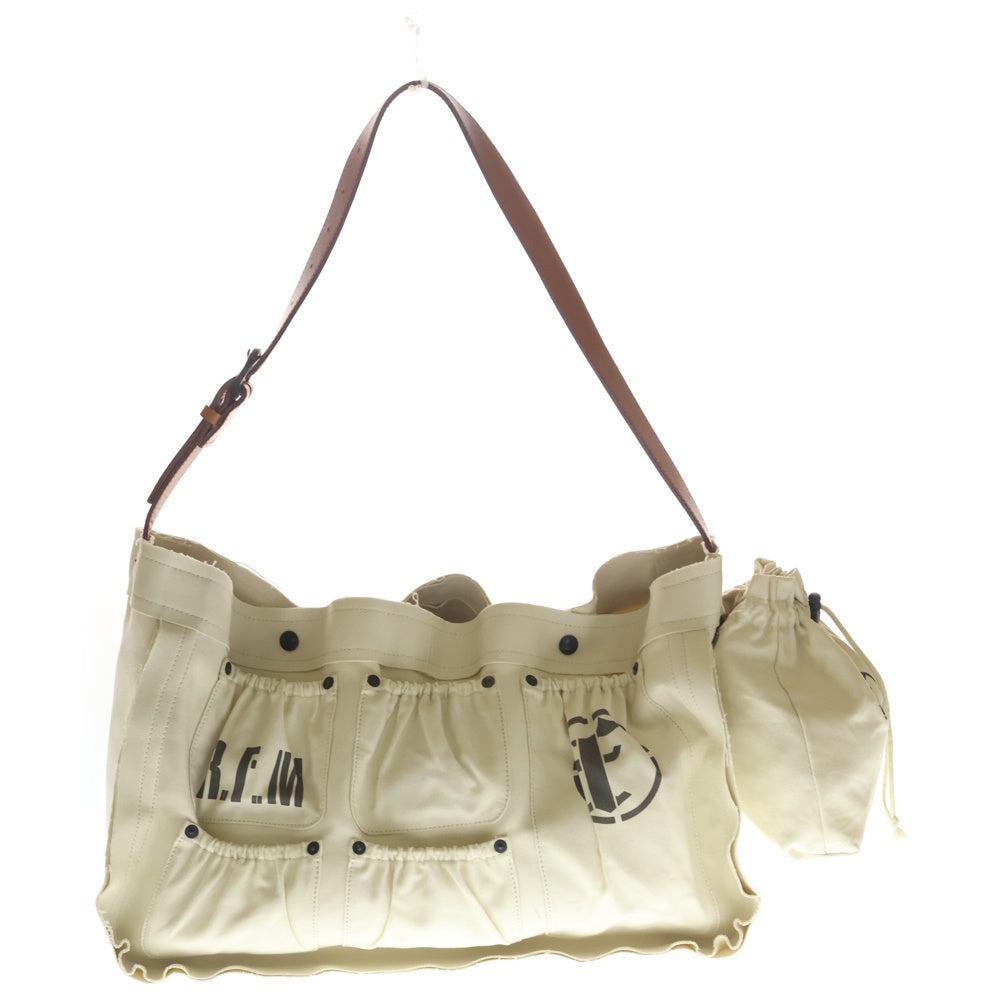 FAF/Fake As Flowers(エフエーエフ/フェイクアズフラワーズ) ×refomed REFOTYPE Shoulder Bag リフォメッド ショルダーバッグ コットン FR-002 レディース