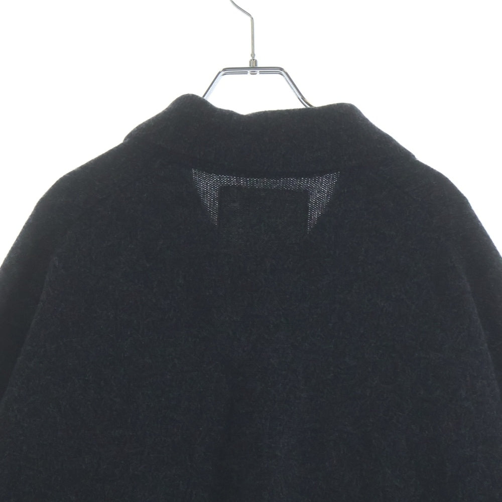 elephant TRIBAL fabrics(エレファントトライバルファブリックス) SUEDE PATCHWORK ZIP KNIT スエード パッチワーク ジップニット ジップアップ スエード切り替え E04-AJN23F