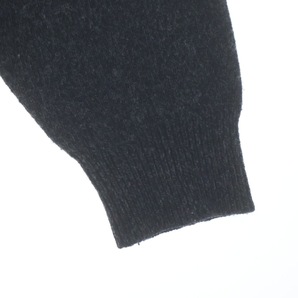 elephant TRIBAL fabrics(エレファントトライバルファブリックス) SUEDE PATCHWORK ZIP KNIT スエード パッチワーク ジップニット ジップアップ スエード切り替え E04-AJN23F
