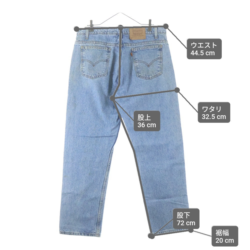 Levi's(リーバイス) 90s VINTAGE 505 デニムパンツ ジーンズ オレンジタブ ボタン裏刻印621 1997年製 ジップフライ インディゴ