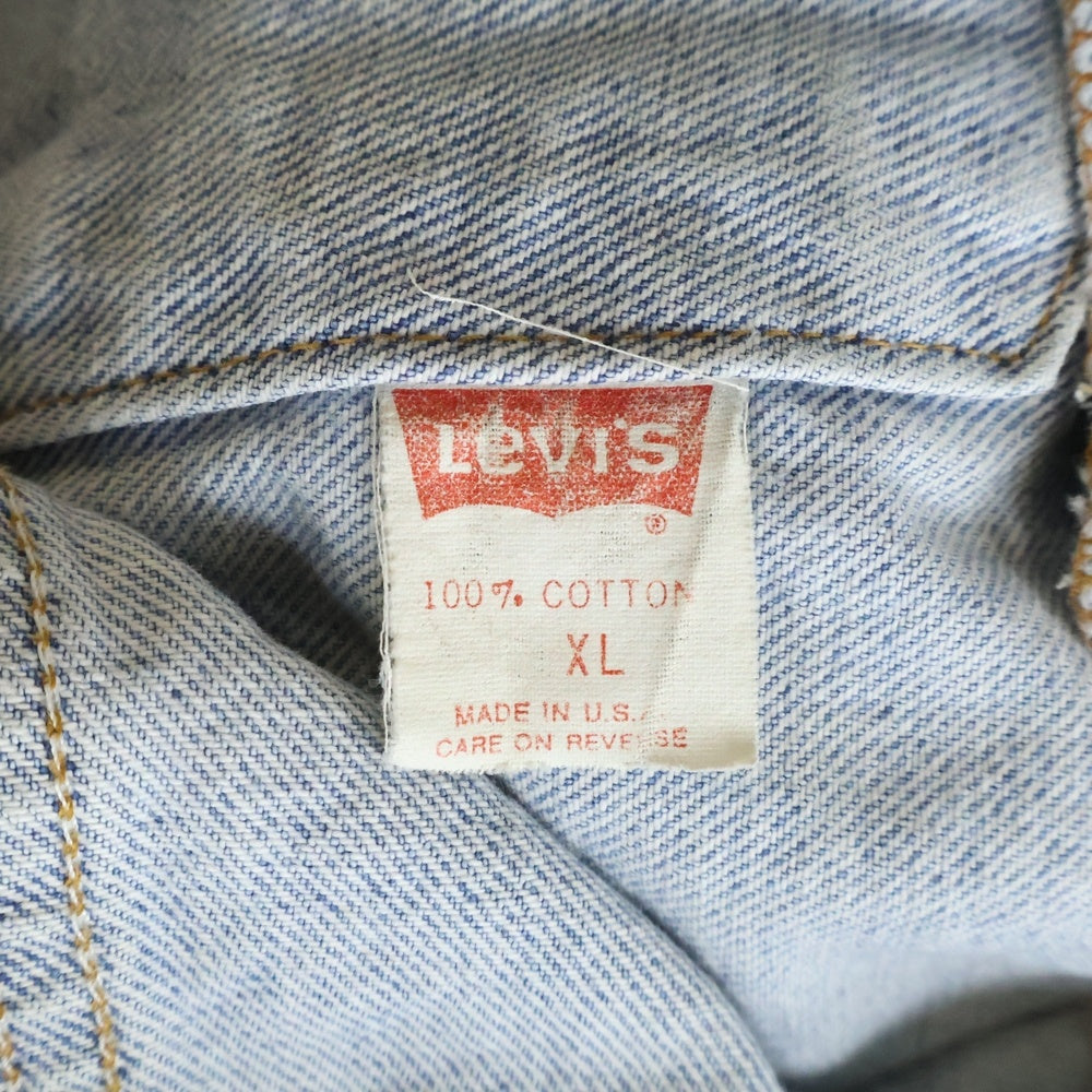 Levi's(リーバイス) 80s VINTAGE 70507-0214 デニムトラッカージャケット ボタン裏刻印965 USA製 インディゴ