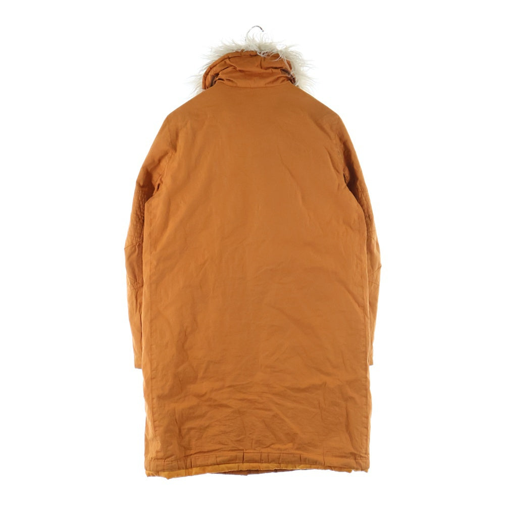 HELMUT LANG(ヘルムートラング) 95AW Astro Biker Coat VINTAGE COTTON アストロバイカーコート ロングコート オレンジ レディース