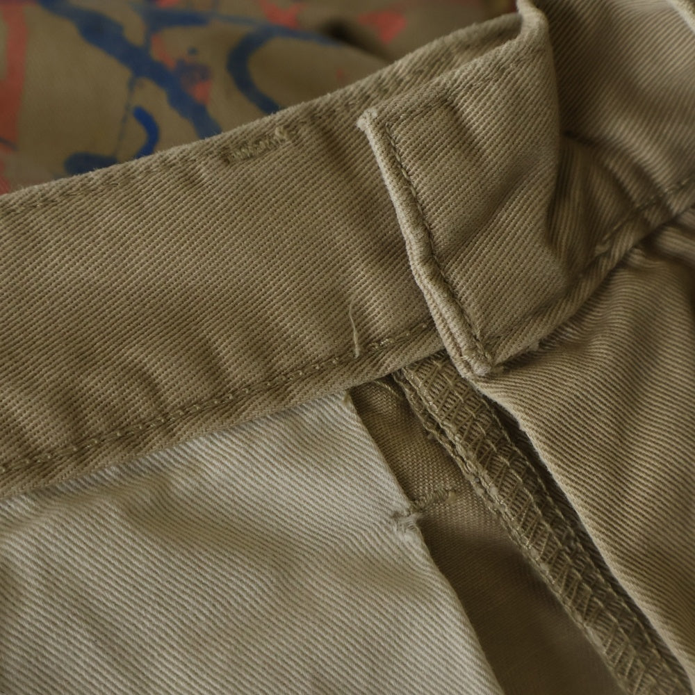KAPITAL(キャピタル) Painter Pants ペインターパンツ コットン ペイント ボタンフライ ベージュ K1504LP24
