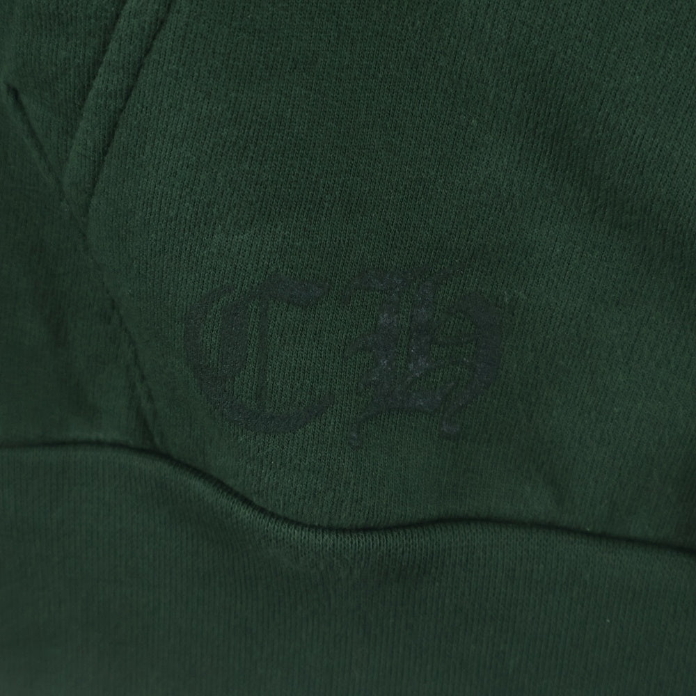 CHROME HEARTS(クロムハーツ) BACK LOGO USA バックロゴ プルオーバーパーカー フーディ グリーン