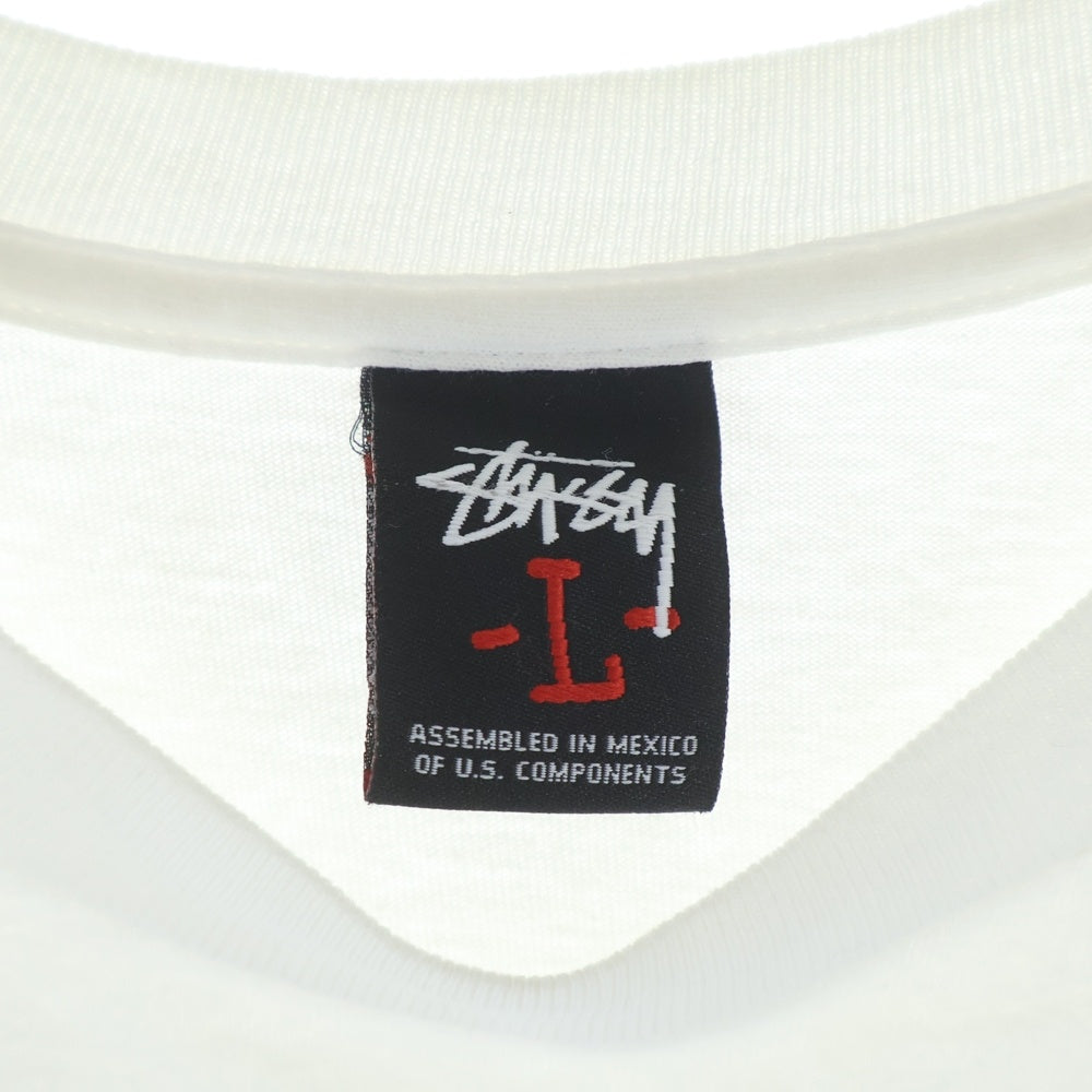 STUSSY(ステューシー) 00s NEXUSVII×NAS×ネクサス×ナズ コラボ 半袖Tシャツ カットソー ホワイト
