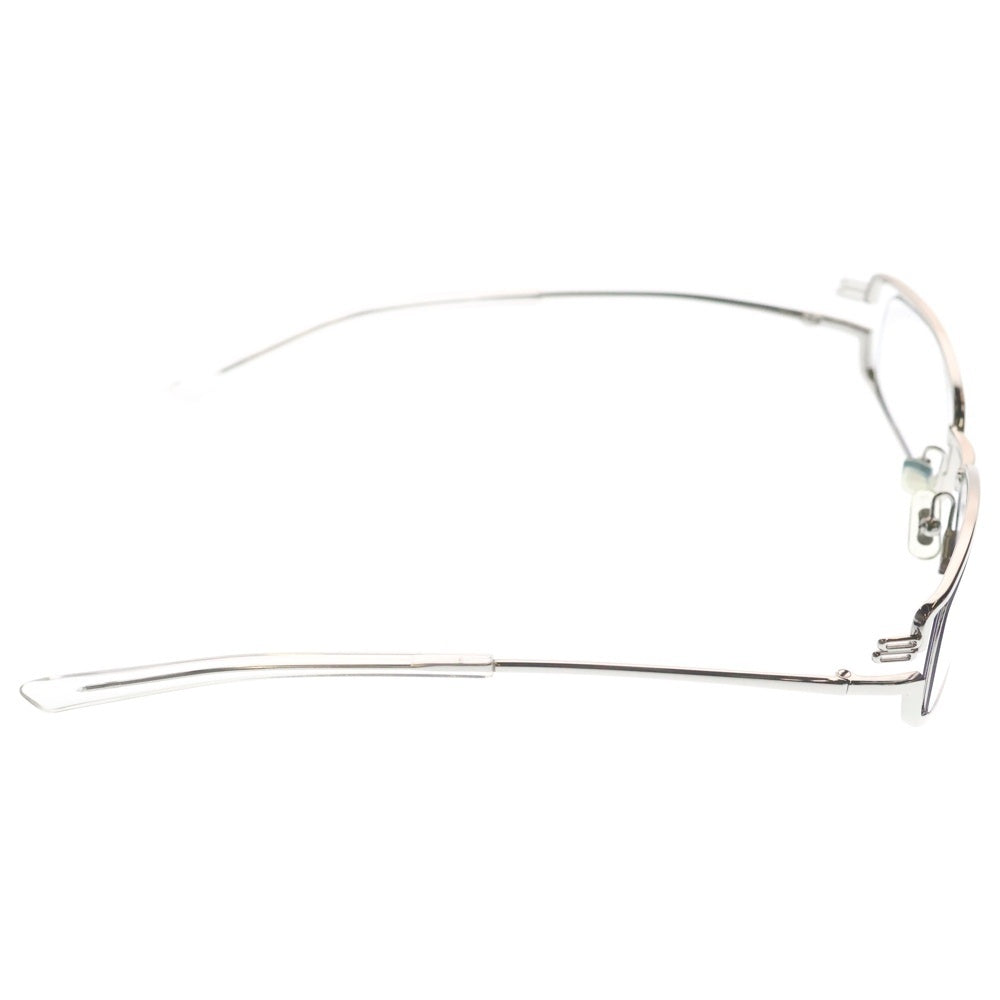 GENTLE MONSTER(ジェントルモンスター) 2025 Optical シルバー メタル フレーム クリア レンズ スクエア シェイプ シルバー