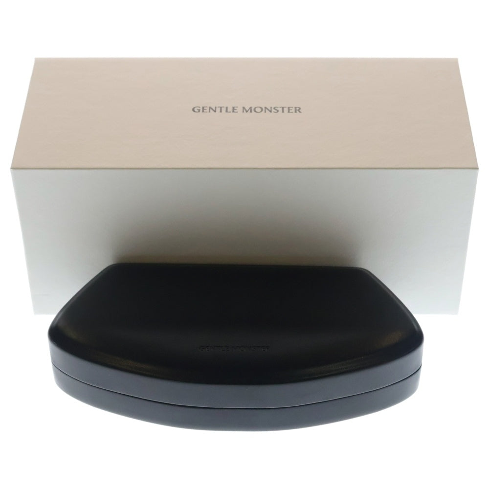 GENTLE MONSTER(ジェントルモンスター) 2025 Optical シルバー メタル フレーム クリア レンズ スクエア シェイプ シルバー