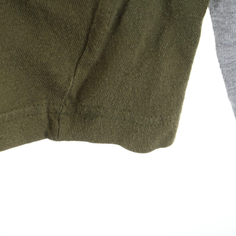 VINTAGE(ヴィンテージ) 90-00s West Coast Choppers Layered L/S Tee ウエストコーストチョッパーズ レイヤード 長袖Tシャツ カットソー ロンT オリーブ×グレー