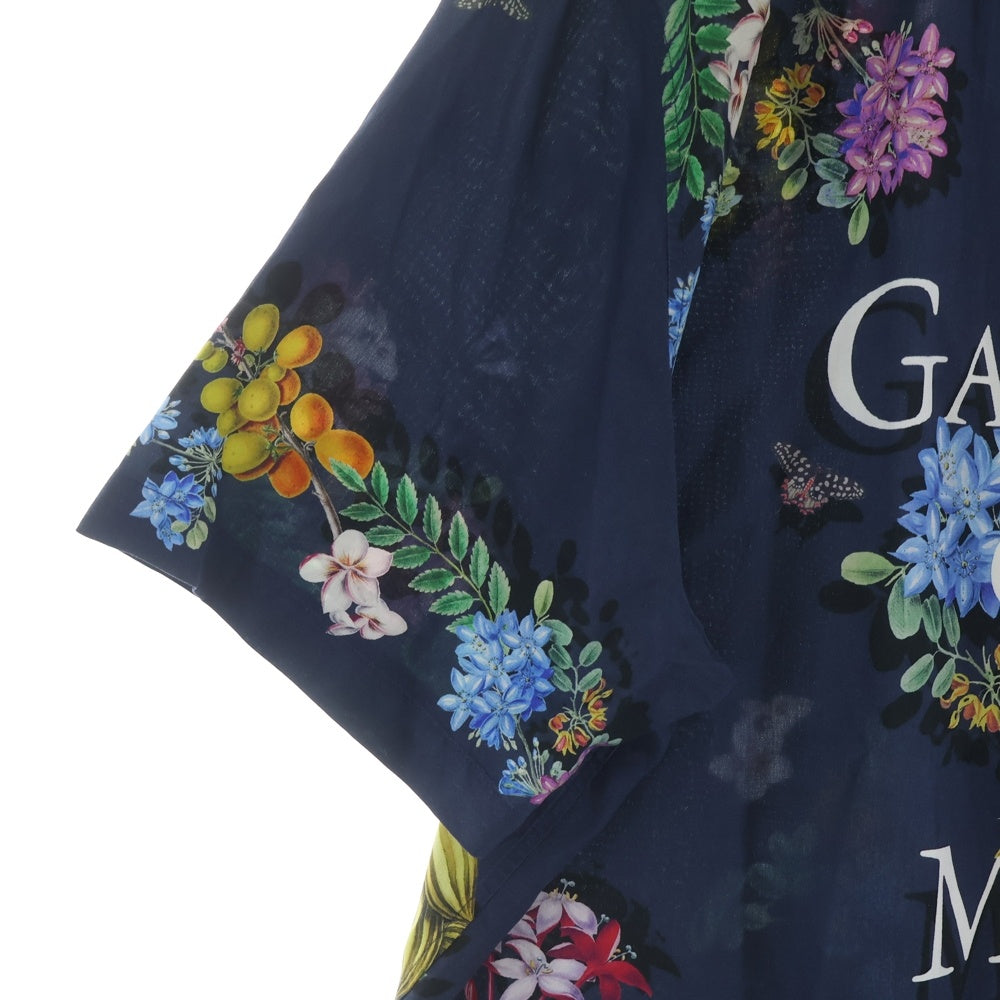 KITH(キス) ×NYBG Gardens Of The Mind Thompson Shirt ニューヨークボタニカルガーデン トンプソンシャツ 半袖シャツ ネイビー 24-051-060-0009-1-0