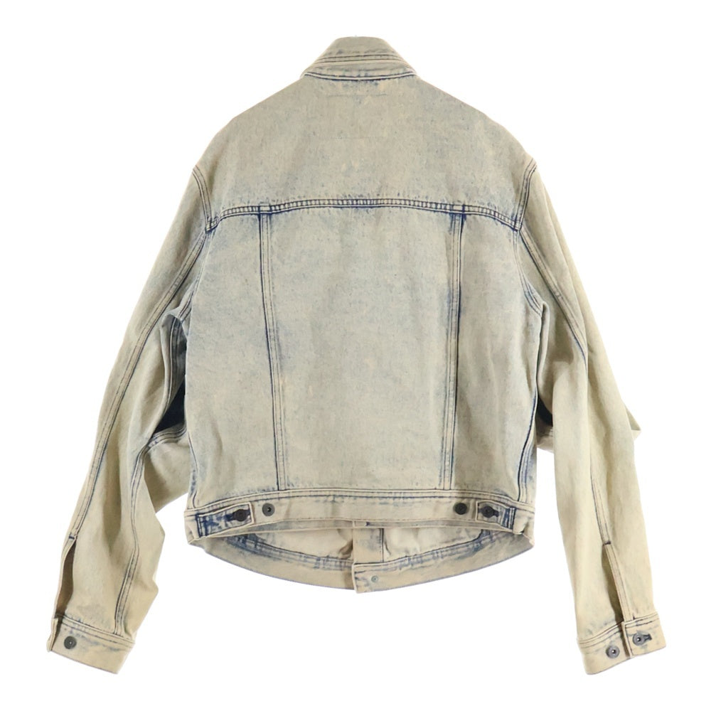 Y/PROJECT(ワイプロジェクト) 18AW double denim jacket ドッキング ダブルフロントデニムジャケット インディゴ