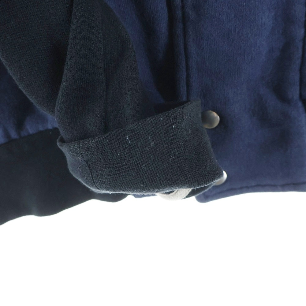 Dior HOMME(ディオールオム) 13SS Bomber Varsity Jacket ボンバー スタジャン ブラック/ブルー 363J210Z0333