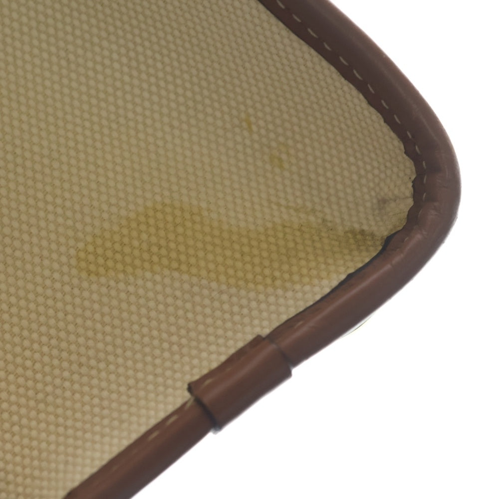 BURBERRY(バーバリー) ロゴプリント キャンバス/レザー トートバッグ ベージュ/ブラウン 8036784 レディース